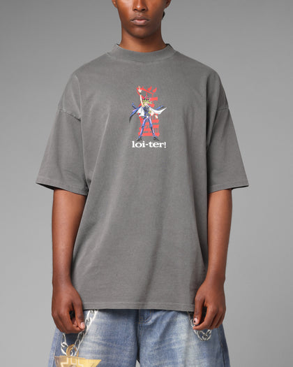Loiter X Yu-Gi-Oh! Yugi T-Shirt Vintage Black