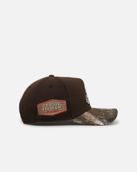 New Era Los Angeles Dodgers 'Great Outdoors' 9FORTY A-Frame Snapback Brown/Camo