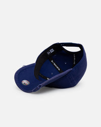 New Era Los Angeles Dodgers 'Snow Washed Fray' 9FORTY A-Frame Unstructured Snapback Dark Royal