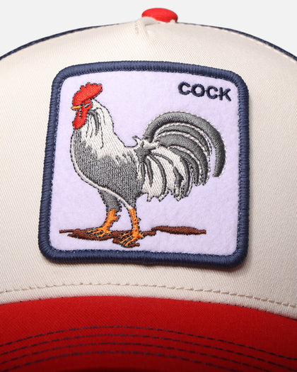 Goorin Bros Team Rooster Trucker Snapback White/Red
