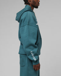 Loiter Hybrid Premium Hoodie Teal