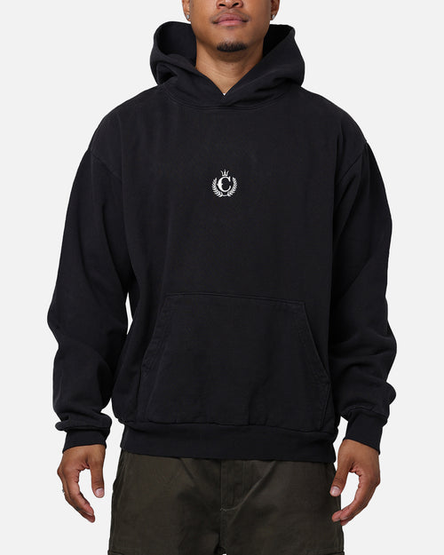 Culture Kings CK Embroidered Hoodie Off Black
