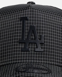 New Era Los Angeles Dodgers 'Black Ripstop' 9FORTY A-Frame Snapback Black/Black