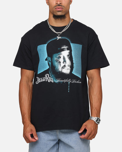 Jelly Roll Square Portrait T-Shirt Black