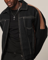 Saint Morta Outlaw Rodeo Jacket Black/Brown