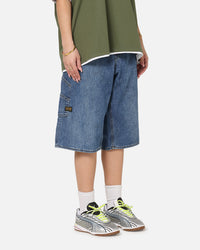 G-Star Bam Logger Denim Shorts Faded Blue