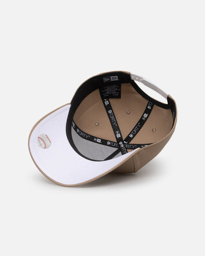 New Era Atlanta Braves 'Tumbleweed Seasonal' 9FORTY A-Frame Snapback Tumbleweed/White