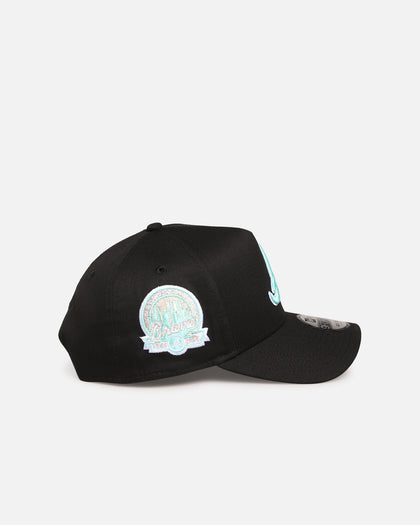 New Era Atlanta Braves 'Black Aqua' 9FORTY A-Frame Snapback Black/Aqua