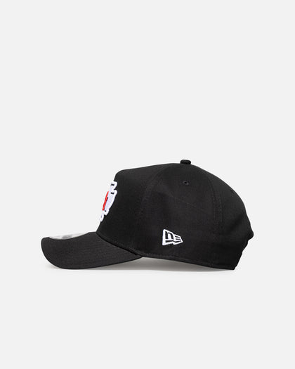 New Era Kansas City Chiefs 'Upside Down Logo' 9FORTY A-Frame Snapback Black/Official Team Color
