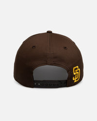 New Era San Diego Padres "Calligraphic" 9Forty A-Frame Snapback Dark Brown