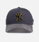 New Era New York Yankees 'Suede Visor' 9FORTY A-Frame Snapback Graphite