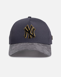 New Era New York Yankees 'Suede Visor' 9FORTY A-Frame Snapback Graphite