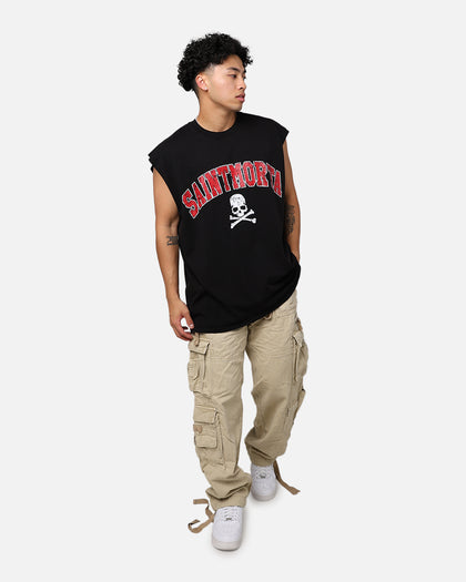 Saint Morta Members Club Muscle T-Shirt Black