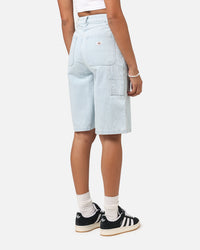 Dickies Women's Carpenter Denim Shorts Sky Blue