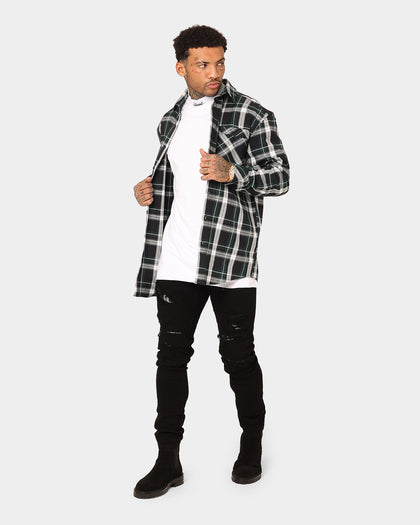 Saint Morta Prima Long Sleeve Flannel Shirt Stadium Green