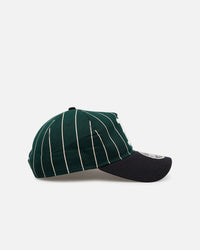 New Era Boston Red Sox 'Pinstripe' 9FORTY A-Frame Snapback Dark Green