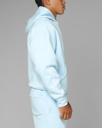 Loiter Hybrid Hoodie Light Blue