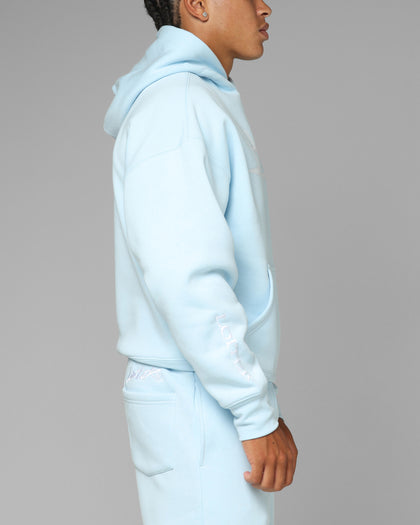 Loiter Hybrid Hoodie Light Blue