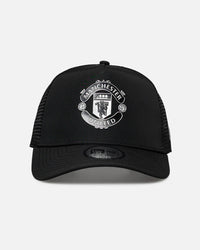 New Era Manchester United FC Reflective A-Frame Trucker Snapback Black
