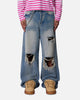 MNML Rave Distressed Jeans Vintage Blue