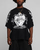 Loiter Hearts T-Shirt Black