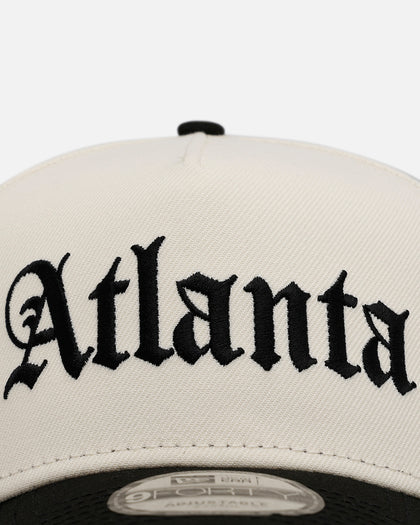 New Era Atlanta Braves 'City Pack' 9FORTY A-Frame Snapback Chrome/Black