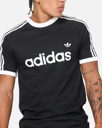 Adidas 3-Stripes Ringer T-Shirt Black