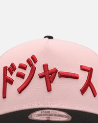 New Era Los Angeles Dodgers 'Japan Pack' Kanji 9FORTY A-Frame Snapback Pink
