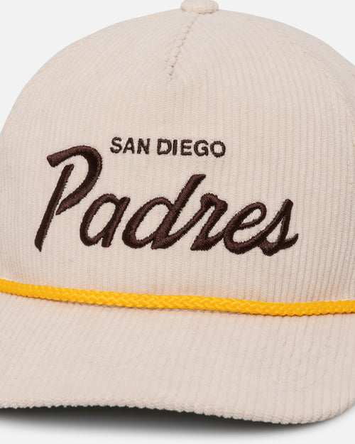 47 Brand San Diego Padres 'MLB Opening Day' Corduroy Crossrope Hitch Snapback Natural