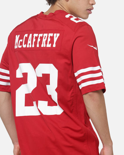 Nike San Francisco 49ers Christian McCaffrey #23 Home Game NFL Jersey Gym Red