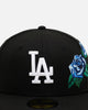 New Era Los Angeles Dodgers 'Blue Rose' 59FIFTY Fitted Black/Blue