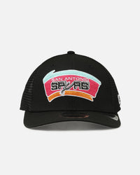 New Era San Antonio Spurs 'HWC' 9SEVENTY Trucker Stretch Snapback Black