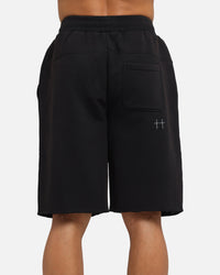Saint Morta Vill Park Sweat Shorts Vintage Black