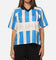 Nike Women's Sportswear Street Oversized Striped Jersey Blue/White