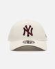 New Era New York Yankees 'Too Clean 2.0' 9FORTY A-Frame Snapback Chrome/Maroon