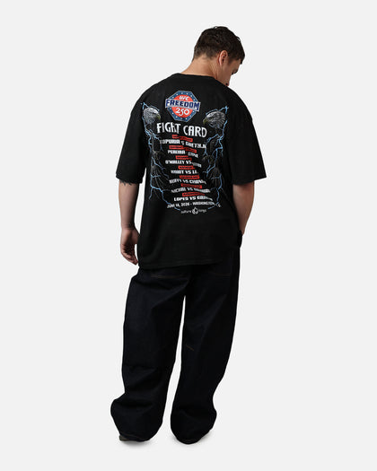 UFC By Culture Kings UFC 250 Freedom T-Shirt Black Acidwash