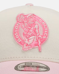 New Era Boston Celtics 'Lover's Club' 9FORTY A-Frame Snapback Chrome