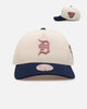 Mitchell & Ness Detroit Tigers 'Pink Team Logo' Pro Pinch Snapback Off White
