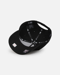 New Era Denver Nuggets 'NBA Black & Gold Embroidery' 9FORTY A-Frame Snapback Black/Gold