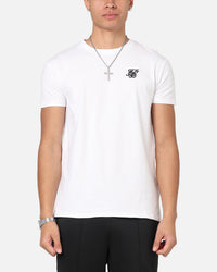 Sik Silk Muscle T-Shirt White