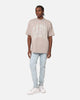 Saint Morta Outlaw Xweave Boxy T-Shirt Grey