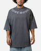 Saint Morta Barbaric Mock Neck T-Shirt Washed Charcoal