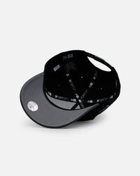 New Era Texas Rangers 'Stealth' 9FORTY A-Frame Snapback Black/Charcoal