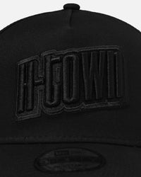 New Era Houston Rockets 'NBA Black On Black' 9FORTY A-Frame Snapback Black