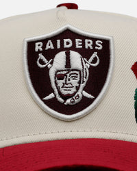 New Era Las Vegas Raiders 'Velvet Roses' 9FORTY A-Frame Snapback Chrome