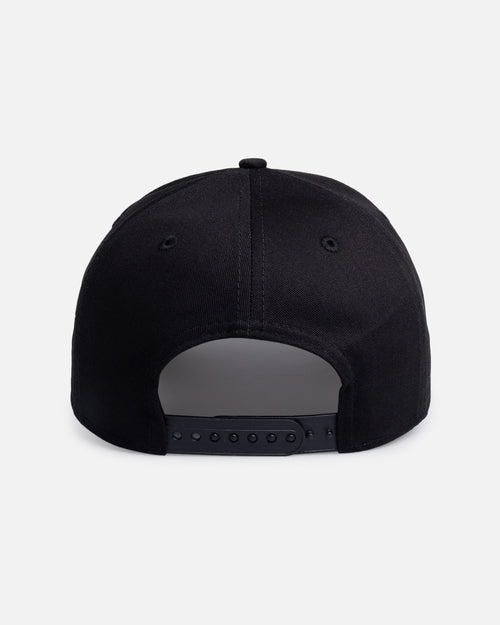 New Era Chicago Bulls 'Black Metal Badge' 9FORTY A-Frame Snapback Black