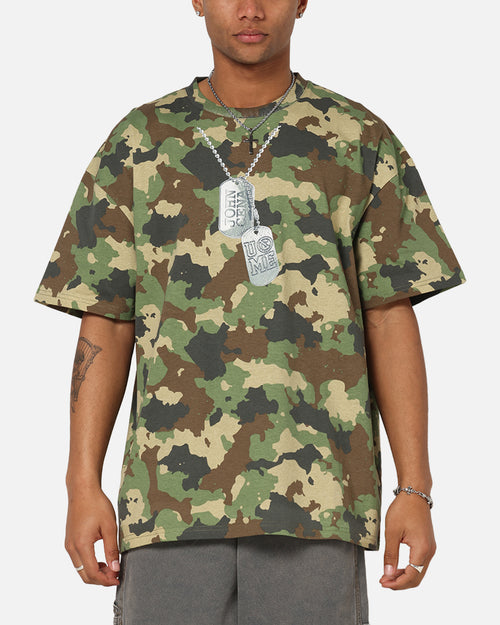 Culture Kings X WWE John Cena You Can't See Me T-Shirt Camo