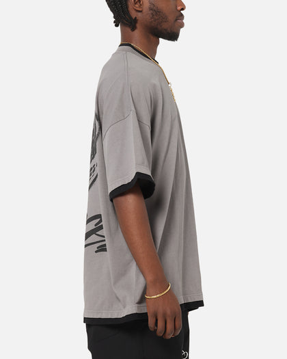 Carre Worldwide Layered T-Shirt Grey/Black