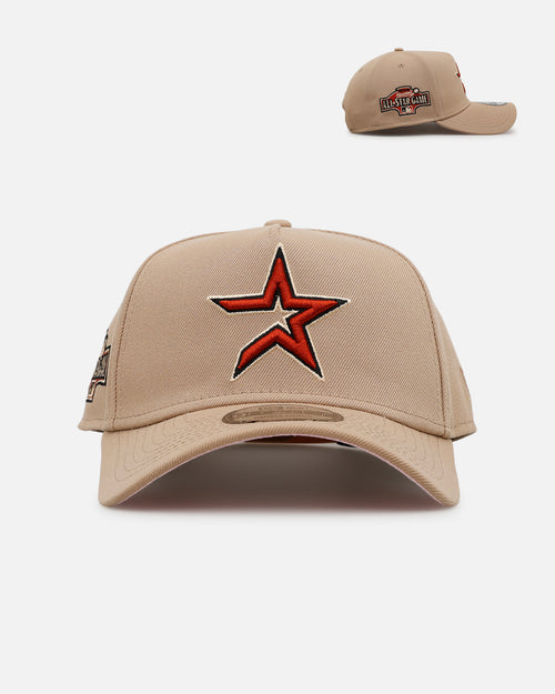 New Era Houston Astros 'Tan Pink' 9FORTY A-Frame Snapback Tan