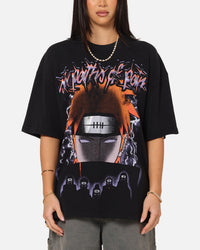 73Studio X Naruto Shippuden Paths Of Pain Vintage T-Shirt Black Acidwash